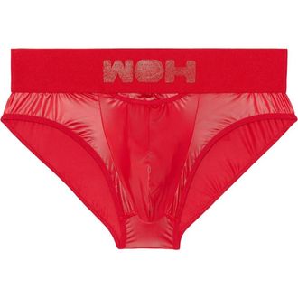 HOM WOH Night Universe Mini Briefs in Red at Nordstrom, Size Xx-Large