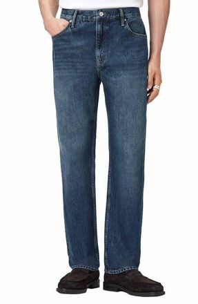 AllSaints Reid Straight Leg Jeans in Indigo Blue at Nordstrom, Size 38 X 32