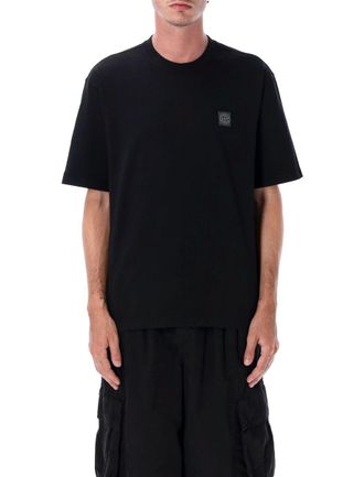 Stone Island Compass Patch Cotton T-Shirt
