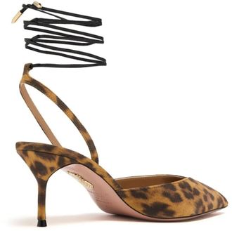 Aquazzura Hohe Schuhe - With Heel Brown - Gr. 37,5 (EU) - in Braun - f&uuml;r Damen