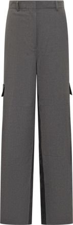 Stella McCartney Grey Relaxed Flat Front Pants