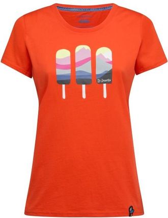 La Sportiva Icy Mountains T-Shirt T-Shirt f&uuml;r Damen | rot