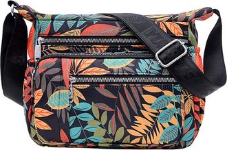 Generic Womens Bag Nylon Printed One Shoulder Messenger Bag Casual Mother Bag Large Capacity Womens Messenger Bag Canvas Bag Shoulder Bag for Women (I, One Si