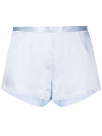 La Perla satin pajama shorts - Blue
