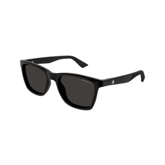 Montblanc Sunglasses, male, Black, 55 MM, Authentic Glasses with Top-Notch Service