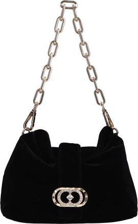 La Carrie Night Edition Fluweel Tas - Dames - Schoudertassen - Zwart - ONE Size - Tassen