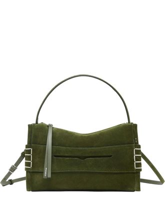 J.W.Anderson Loafer shoulder bag - unisex - Bovine Split Leather/Calf Leather/Bovine Split Leather - OS - Green