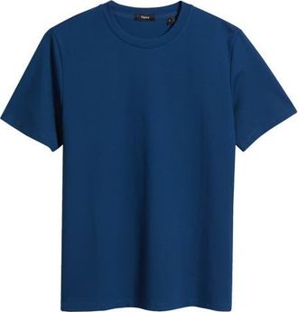 Theory Essential Crewneck T-Shirt in Estate Blue at Nordstrom, Size Xx-Large
