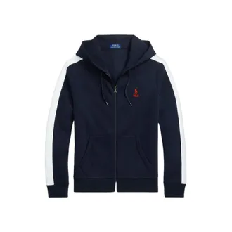 Polo Ralph Lauren Zip-throughs, male, Blue, XL, Cotton Blend Regular Fit Jacket