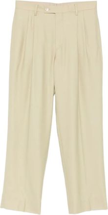 Auralee Pantaloni sartoriali con pieghe - Toni neutri