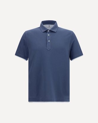 Brunello Cucinelli Short-sleeve cotton Polo Shirt Male XXL