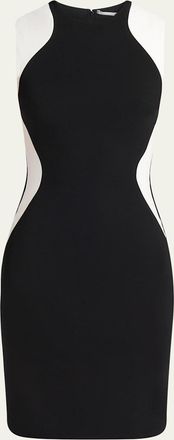 Stella McCartney cut-out V-neck flared dress - women
