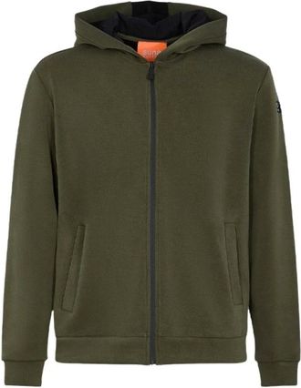 Suns Hoodies & sweatvesten, Heren, Groen, XL, Hooded Zip-Through Sweatshirt