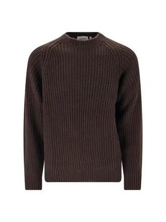 Carhartt Work in Progress Brown Firth Knit Crewneck Sweater