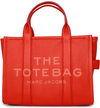 Marc Jacobs Orange leather tote bag