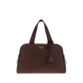 Prada Brown Leather Handbag