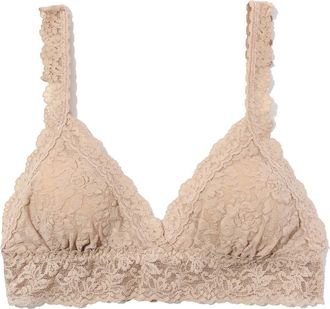 Hanky Panky Stijlvolle Crossover Bralette - Dames - BHs - Beige - XS - Ondergoed