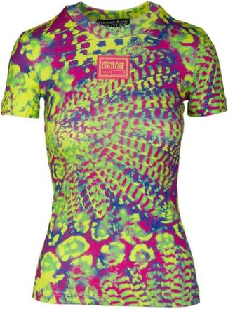 Versace Jeans Couture T-shirts en Polos - Dames - T-shirts - Veelkleurig - 2XS - Tops