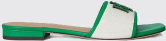 Lauren Ralph Lauren Sandalo Everley in canvas e pelle