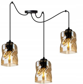 OEM L&aacute;mpara Colgante Ara&ntilde;a Moderna De Cristal