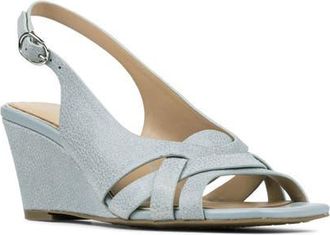 Donald J Pliner Primm Slingback Wedge Sandal in Cloud Gray at Nordstrom, Size 5.5