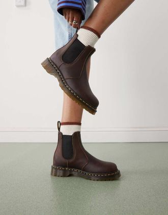 Dr. Martens 2976 - Stivaletti Chelsea marrone scuro
