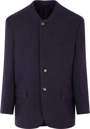 Magliano Acid jack met enkele rij knopen - Blauw