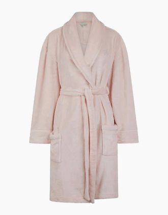 Ted Baker Womens Rachel Long Sleeve Shawl Neck Robe - Pink - Size: 14 l