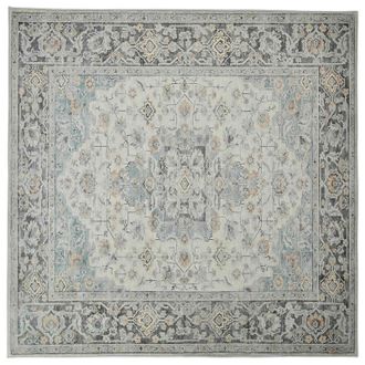 vidaXL Tappeto Oriz Crema 200 X 200 Cm 100% Poliestere Vidaxl