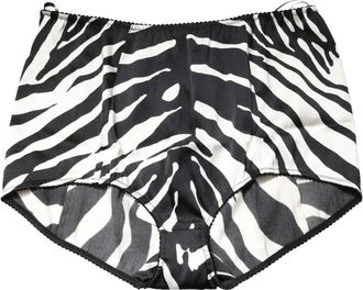 Dolce & Gabbana High Waist Girdle - Dames - Onderbroek - Zwart - S - Nylon - Ondergoed