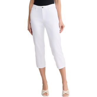 Jones New York Lexington Capri Jeans in Soft White at Nordstrom, Size 14