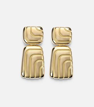 Pamela Zamore Labyrinth 18kt gold earrings