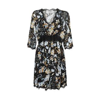 Ermanno Scervino Kanten Viscose Jurk - Dames - Korte kleedjes - Veelkleurig - M - Kleedjes