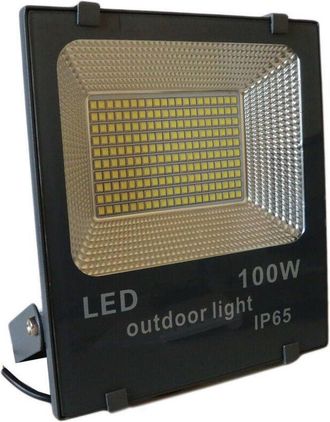Trade Shop Trade Shop Traesio - Trade Shop - Faro Led Smd Faretto Spot Luminosita Luce Bianca Fredda 50 100 200 W Ip65 - -100 Vatios