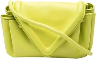 Bottega Veneta Pre-owned Handbags, female, Yellow, Size: ONE SIZE Pre-owned Vintage Shoulder Bag