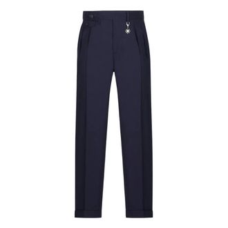 Manuel Ritz Suit Trousers, male, Blue, Size: 2XL Pantalone Lavato