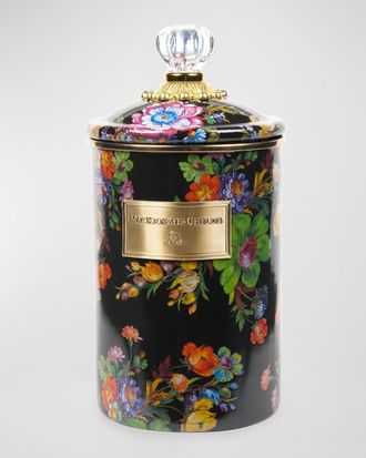 MacKenzie-Childs Flower Market Canister, Large