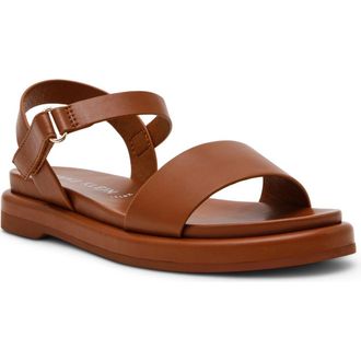 Anne Klein Elani Ankle Strap Sandal in Cognac at Nordstrom, Size 9.5