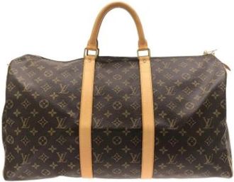 Louis Vuitton Pre-owned Boston Bag - Dames - Vintage Weekendtas - Bruin - ONE Size - Vintage