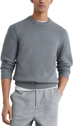 Reiss Beech Crew Sleeve Deta Wool-Blend Sweater