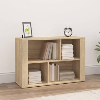 vidaXL Vidaxl - Aparador Madera Contrachapada Color Roble Sonoma 80x30x54 Cm