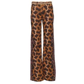 Etro Bootcut Jeans in Bull Denim - female - Etro - Wide Jeans - Multicolor - W26 - Jeans