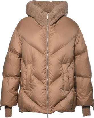 Baldinini Chaqueta de plum&oacute;n de lana y nailon - Jackets - Mujer - Marr&oacute;n - M