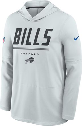 Nike Buffalo Bills Sideline Nike Mens Dri-FIT NFL Long-Sleeve Hooded Top in Purple | 03B90GWX81-TG4