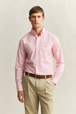 GANT Men Gingham Classic Poplin Shirt (XXXL) WASHED PINK