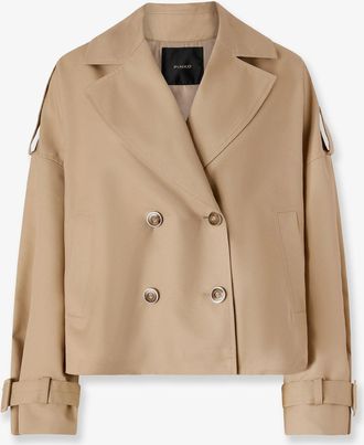 Pinko Trench Triscia Balloon in misto cotone - PINKO - gender_Woman