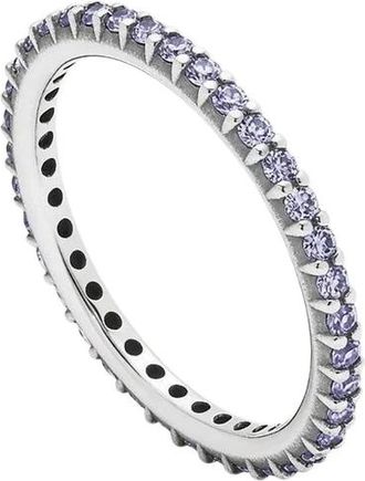 Pandora Accessoires, Dames, Grijs, 52 MM, Ring Forever Purple