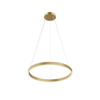 Maytoni Lampada A Sospensione Ring Led 36w Ottone/bianco Maytoni