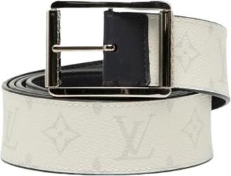 Louis Vuitton Pre-owned Belts, male, Beige, Size: ONE SIZE Pre-owned Monogram Belt