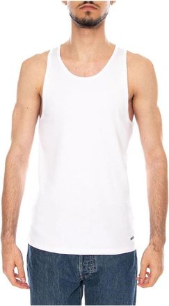 Obey Standard Rib Tank 2-Pack - Heren - Tops zonder mouwen - Wit - S - Katoen - Tops